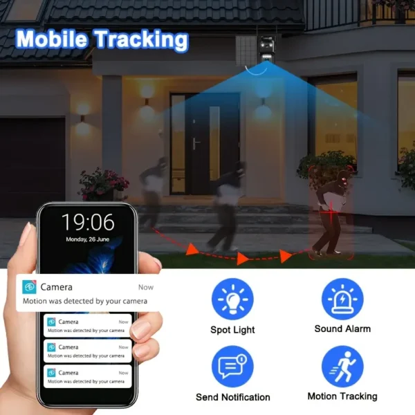 10x Zoom 360° WiFi Camera - Image 6