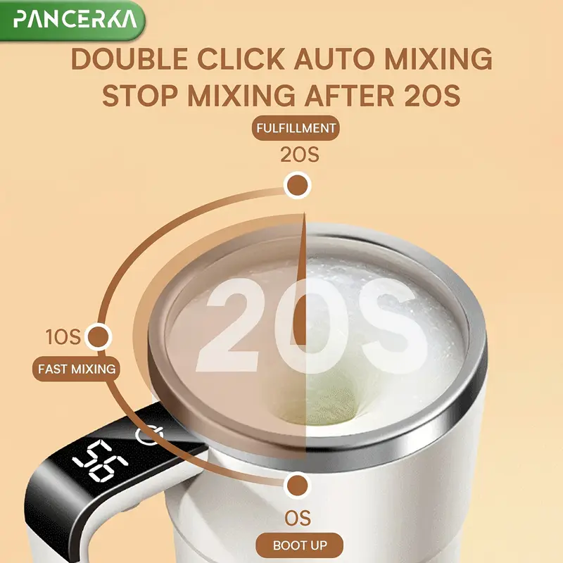 Rechargeable Self-Stirring Coffee Mug - Image 3