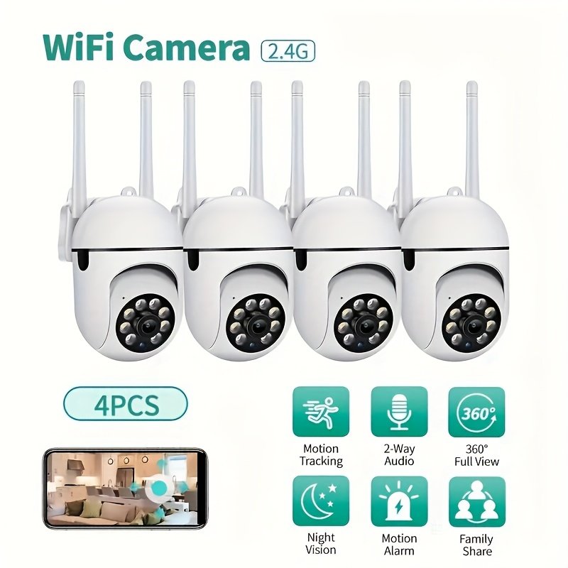 1440P Wireless HD Smart Security Camera